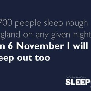 Sleep Out for Cardinal Hume Centre